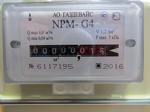 Газовый счётчик NPMG4