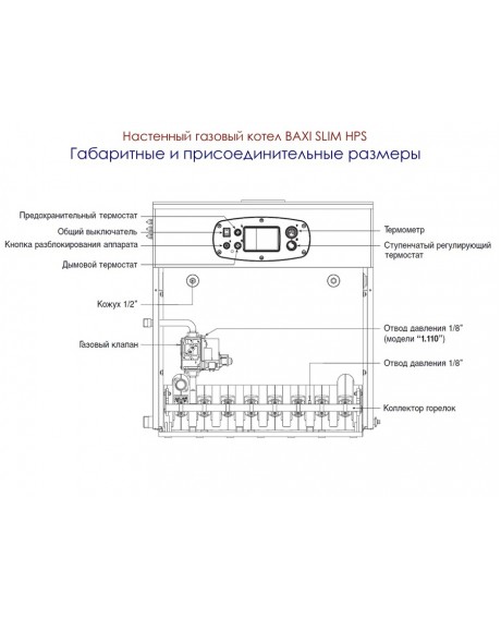 Напольный котел Baxi SLIM HPS 1.110 