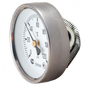 Термометр биметаллический (с пружиной)